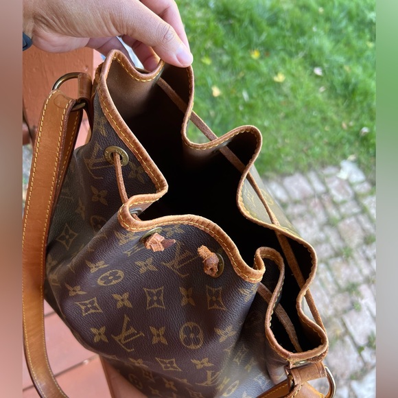 LV Louis Vuitton 👜 Petit Noe Brown Monogram Vintage Bucket Bag - Picture 3 of 16